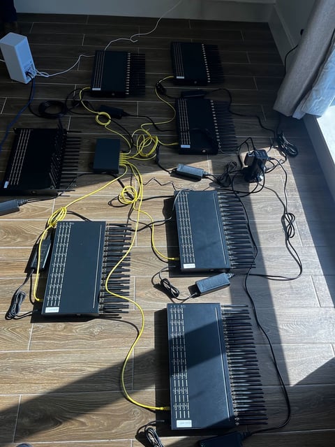 Law enforcement officials uncovered over 300 SIM servers all within the New York tristate area.