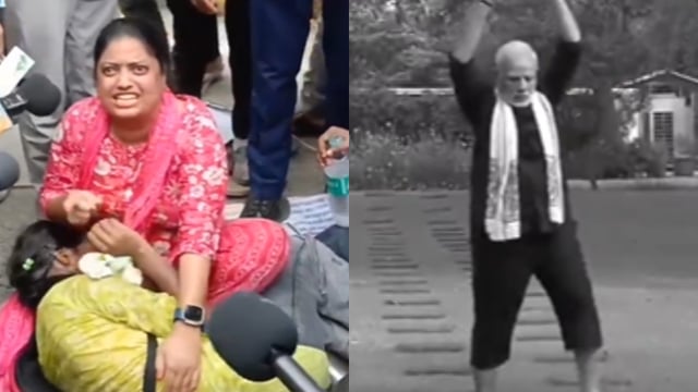 ​Rahul Gandhi’s Explosive Split-Screen Video​ (Image: Screengrab/X@RahulGandhi)