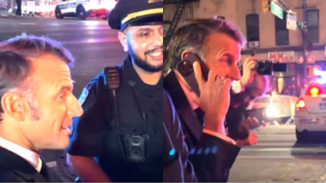 'Guess What, I'm Stuck Because Of You': French President Calls Donald Trump After Being Stopped Due To Trump's Convoy In New York; Video Inside