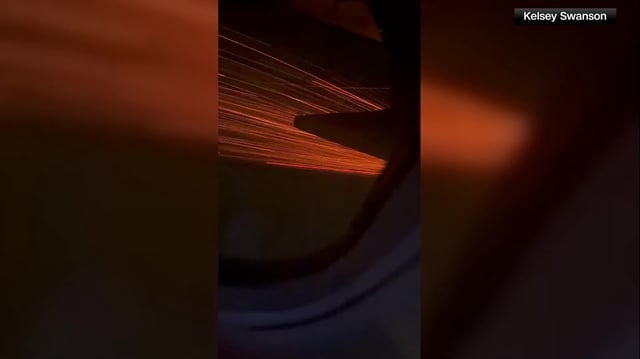 Plane leaving Georgia makes emergency landing after sparks fly