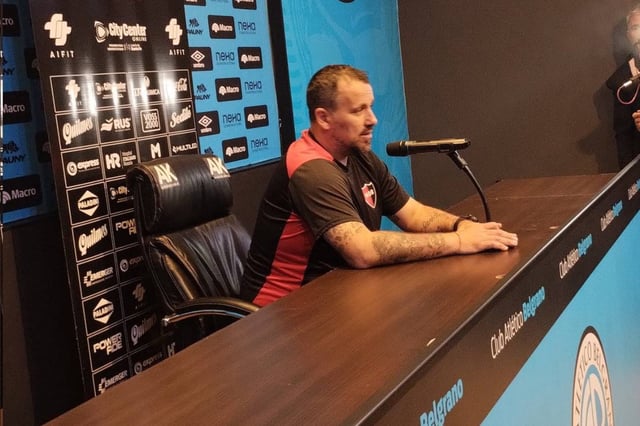Fabbiani y su conferencia en Córdoba (Gentileza)
