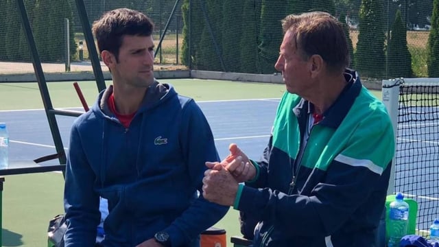 Novak Djokovic and Nikola Pilić  | Image:  Instagram/@djokernole