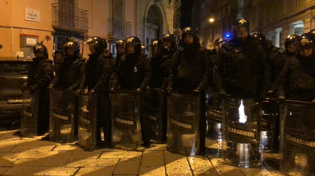 Die Polizei musste schon beim letzten Mal eingreifen