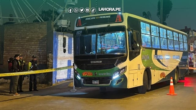 Sicarios balearon bus de la empresa Vipusa en plena ruta en Villa El Salvador