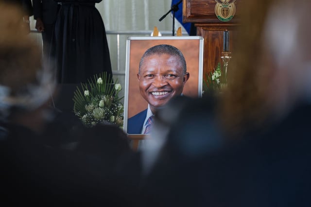 The funeral of former deputy president David Mabuza at Bergvlam High School in Mbombela on 12 July 2025. Picture: Gallo Images