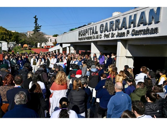 La huelga de los trabajadores del Hospital Garrahan se extenderá hasta el jueves.