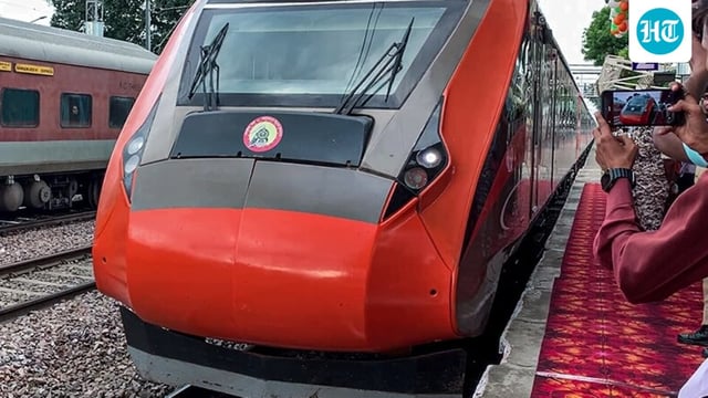 Vande Bharat Express are semi-high-speed trains with plush interiors.