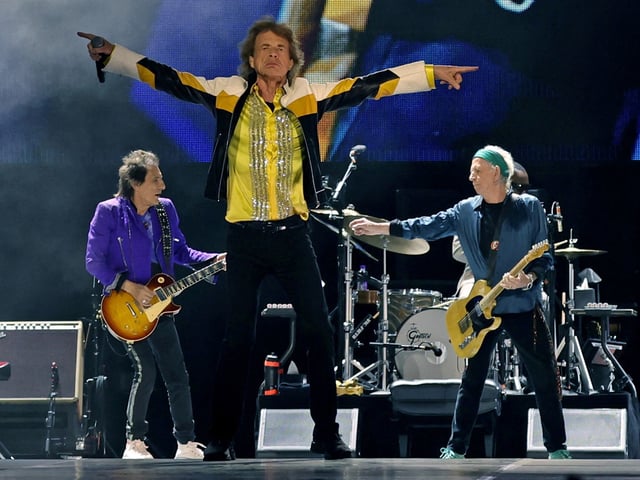 Y entonces quedaron tres: Ronnie Wood, Mick Jagger, y Keith Richards. ¿Vendrán a la Argentina? Foto: Reuters/Chris Helgren
