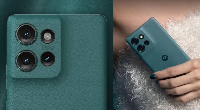 Motorola rompió el molde con este teléfono barato que tiene cuerpo de cuero, chip Snapdragon y 512GB de memoria
