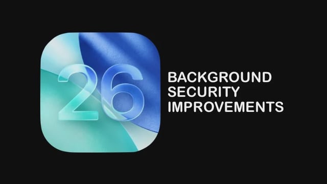 iOS 26.1 could usher in a new system to install security patches.