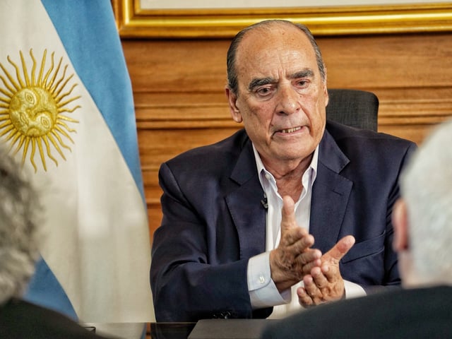 Guillermo Francos, el Jefe de Gabinete.