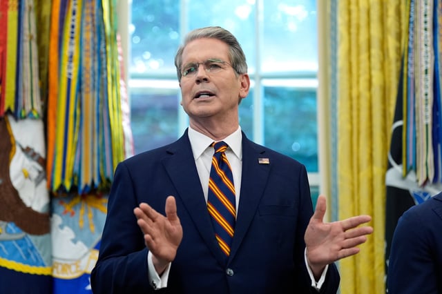 El secretario del Tesoro, Scott Bessent.