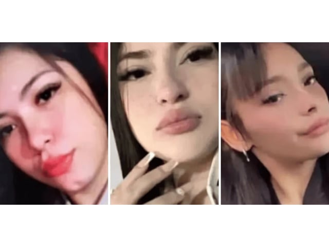 Las tres chicas están siendo buscadas.