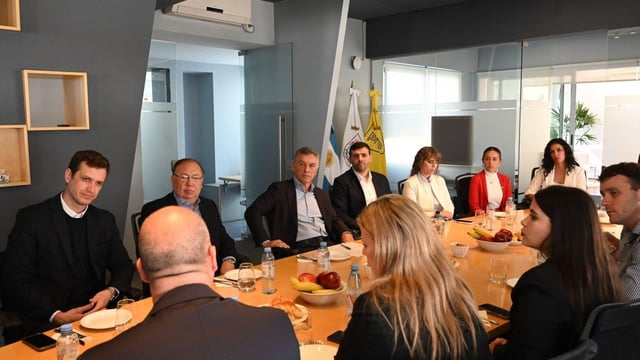 Mauricio Macri juntó al PRO en la sede de Balcarce. 