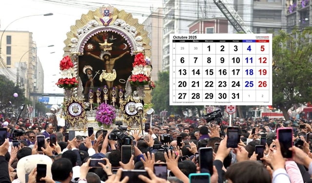 Feriados y días no laborables en octubre 2025: estas son las fechas para que trabajadores del sector público y privado descansen en Perú