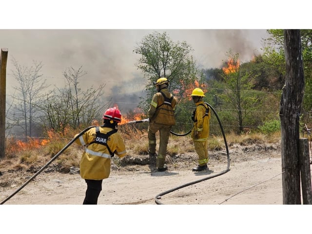 Alerta máxima por incendios en Córdoba.