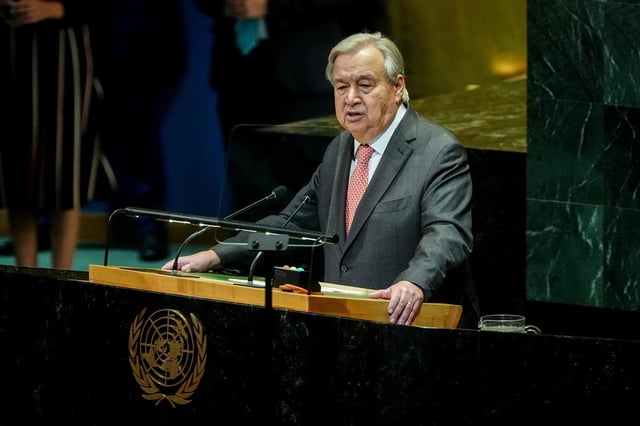 António Guterres, secretario general de la ONU