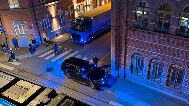 A blast has been reported in Oslo, Norway police have also found an unexploded hand grenade on site