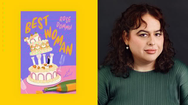 The cover of Best Woman by Rose Dommu on the left; Rose Dommu on the right
