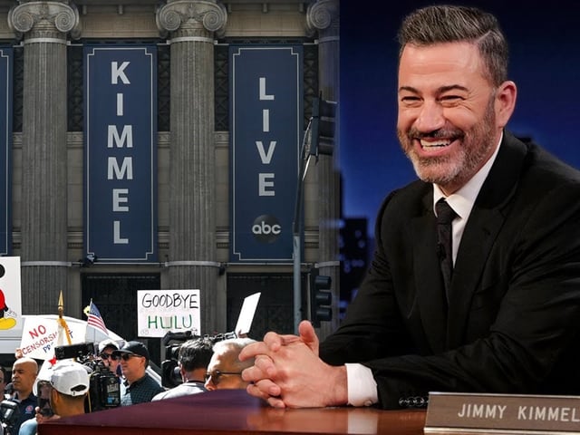 Tras su suspensión por comentarios sobre el asesinato de Charlie Kirk, Jimmy Kimmel  y su show volverá al aire esta noche por ABC. Foto: Entertainment Tonight