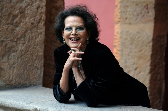 L'actrice Claudia Cardinale, le 14 octobre 2009 à Lyon