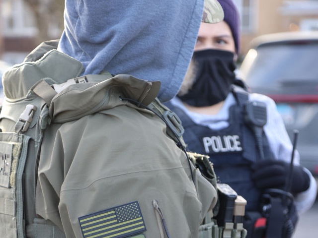 CHICAGO, IL - JANUARY 26: In this handout photo provided by U.S. Immigration and Customs Enforcement, ICE began an enhanced enforcement operation on January 26, 2025 in Chicago, Illinois. The operation included officers with the Department of Justice, the FBI, the DEA, the ATF and the U.S. Marshals Service. (Photo by U.S. Immigration and Customs Enforcement via Getty Images)