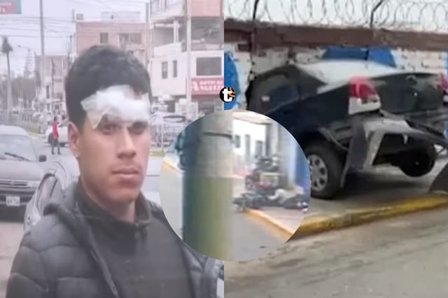 Conductor sin brevete arrolla a padre y sus hijas en Chorrillos
