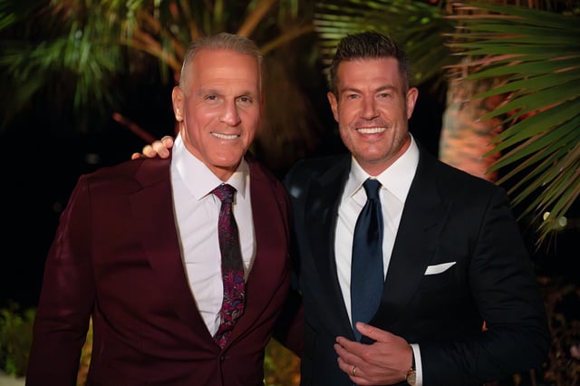 Mel Owens and Jesse Palmer in Season 2 of "The Golden Bachelor."