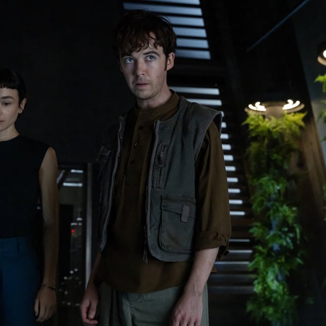 Sydney Chandler and Alex Lawther in "Alien: Earth."