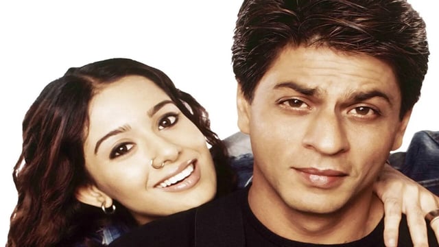 Amrita Rao and Shah Rukh Khan