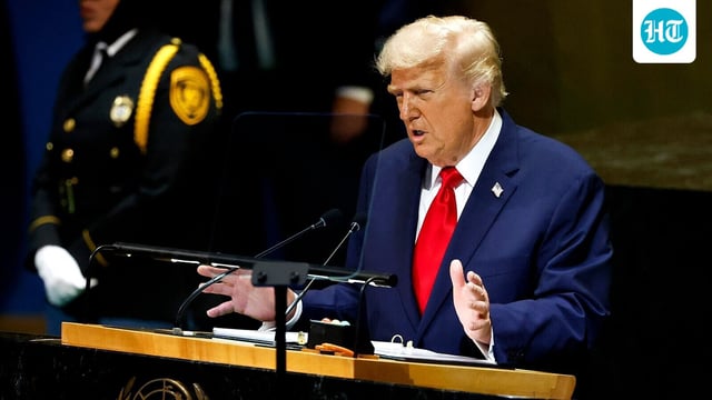 Donald Trump also criticised the UN for failing to get involved in what he claims are seven wars that he has ended.