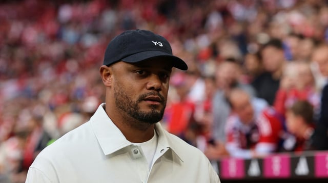 Bayern Münchens Trainer Vincent Kompany