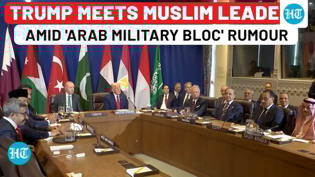 Spooked Trump meets Muslim leaders amid 'Arab military alliance' rumour 