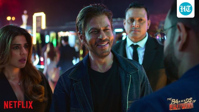 The Ba***ds of Bollywood features director Aryan Khan's dad, Shah Rukh Khan, in a cameo as himself.