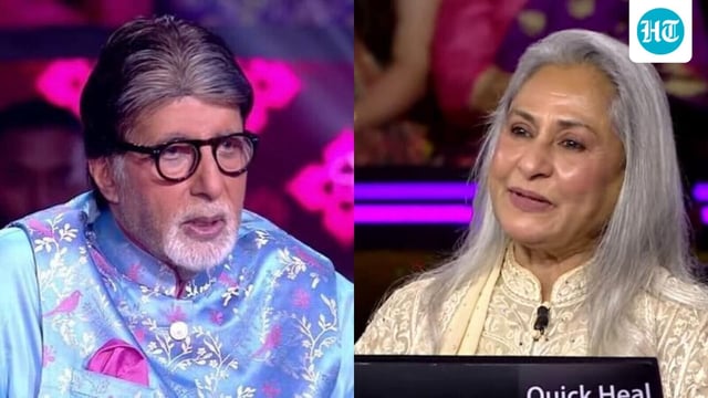 When Jaya Bachchan turned host and questioned 'contestant' Amitabh Bachchan on KBC.