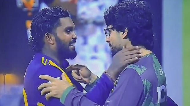 Cricketing spirit: Abrar and Hasaranga lead by example