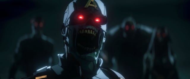 Zombie Captain America in “Marvel Zombies,” Marvel’s first TV-MA animated series. 