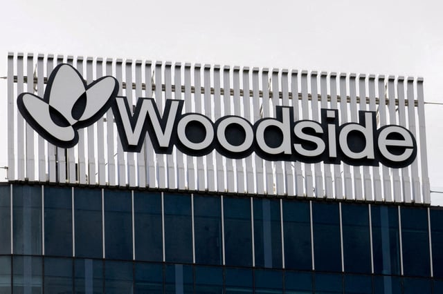 A view shows Woodside Energy's headquarters in Perth, Australia, April 19, 2025. REUTERS/Christine Chen/File Photo