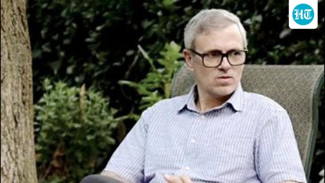 Jammu and Kashmir chief minister Omar Abdullah on Wednesday criticised the BJP over the delay in the restoration of statehood. (PTI Photo)