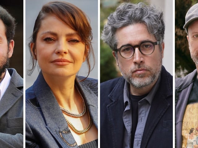 Directores de cine: Hernán Rosselli, Dolores Fonzi, Mariano Cohn y Benjamin Avila