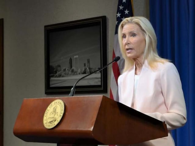 Jacksonville Mayor Donna Deegan vetoed a bill on Tuesday that aims to block city funds from being used to support undocumented immigrants.
