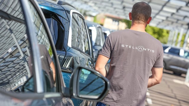 Stellantis Werk in Sochaux, Frankreich.