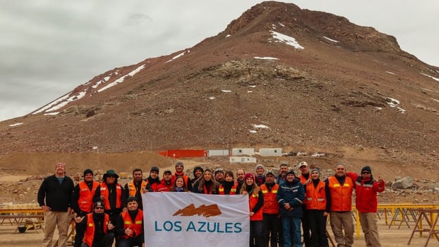 Los Azules, San Juan. En la etapa de exploración se contabilizaron hasta las 6 millones de toneladas de cobre fino en recursos.
