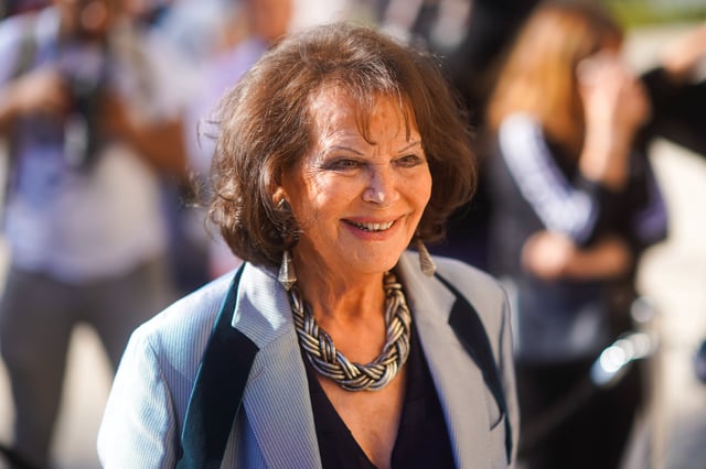 PARIS, FRANCE - JULY 02: Claudia Cardinale is seen outside Armani, during Paris Fashion Week Haute Couture Fall/Winter 2019/20, on July 02, 2019 in Paris, France. (Photo by Edward Berthelot/GC Images)