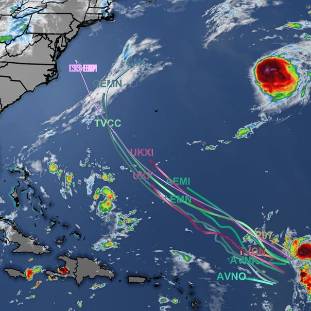 Invest 93L Spaghetti Models. (WPEC)