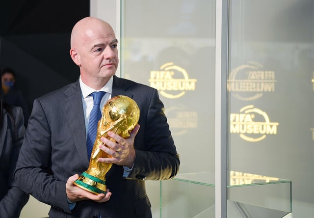 Das Treffen mit FIFA-Boss Gianni Infantino fand auf Anregung des südamerikanischen Kontinentalverbandes statt.