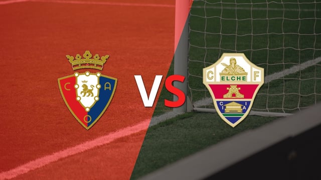 Elche se enfrentará a Osasuna por la fecha 6