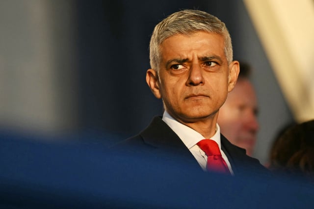 London Mayor Sadiq Khan on May 8, 2025.
