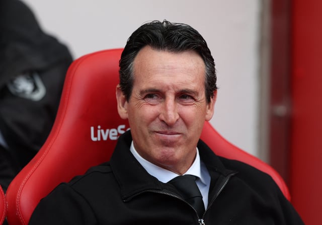 Soccer Football - Premier League - Sunderland v Aston Villa - Stadium of Light, Sunderland, Britain - September 21, 2025 Aston Villa manager Unai Emery before the match REUTERS/Scott Heppell/File Photo