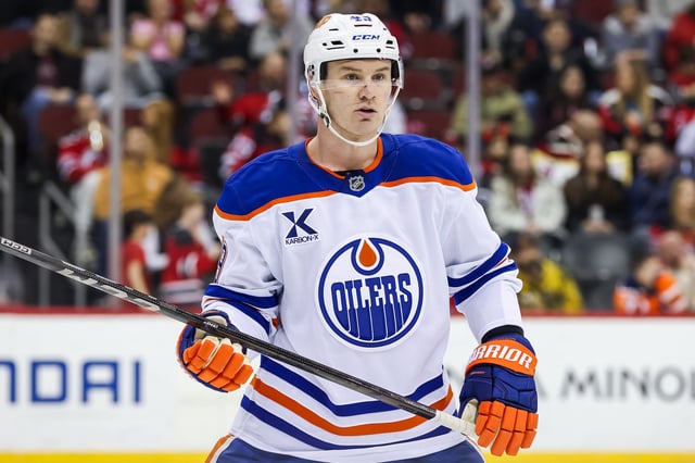 Ty Emberson, Edmonton Oilers (Jess Starr/The Hockey Writers)